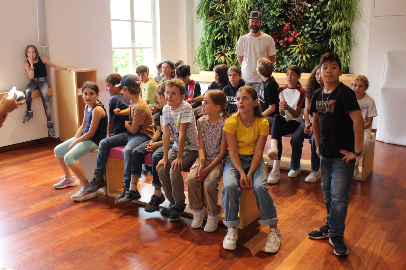 Führung einer Schulklasse, Luzerner Theater