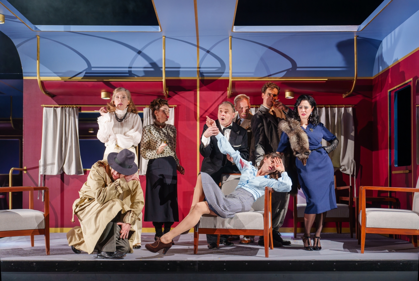 Mord im Orientexpress, Luzerner Theater, Foto: Ingo Hoehn