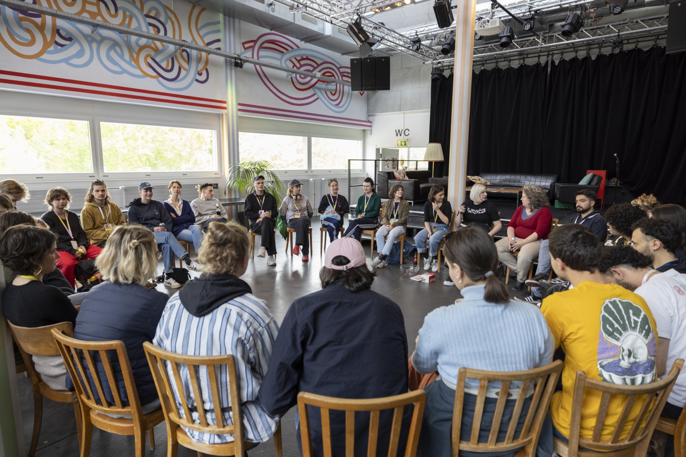 Theaterfestival «the future is now», Luzerner Theater & Südpol Luzern, Nachgespräch. Foto: Bennett Smith