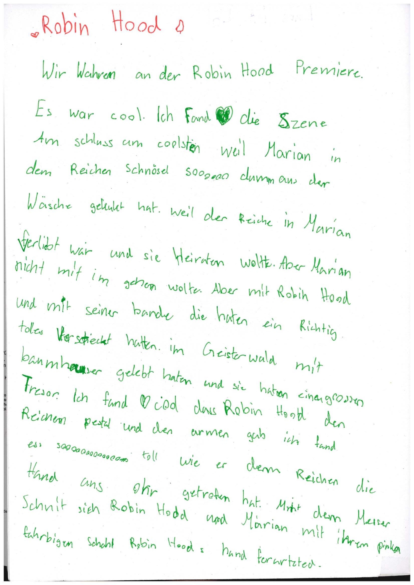 Bericht «Robin Hood»