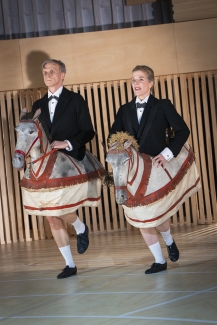Luzerner Theater, Loriot - Früher war mehr Lametta, Rüdiger Hauffe, Tini Prüfert, Foto: Ingo Hoehn